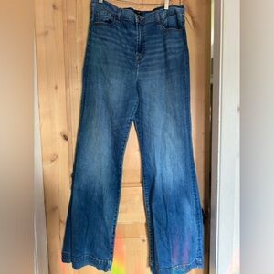 Wide leg jeans